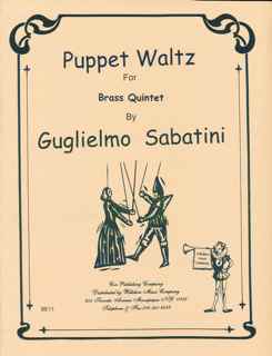 Puppet Waltz for Brass Quintet - SABATINI, GUGLIELMO