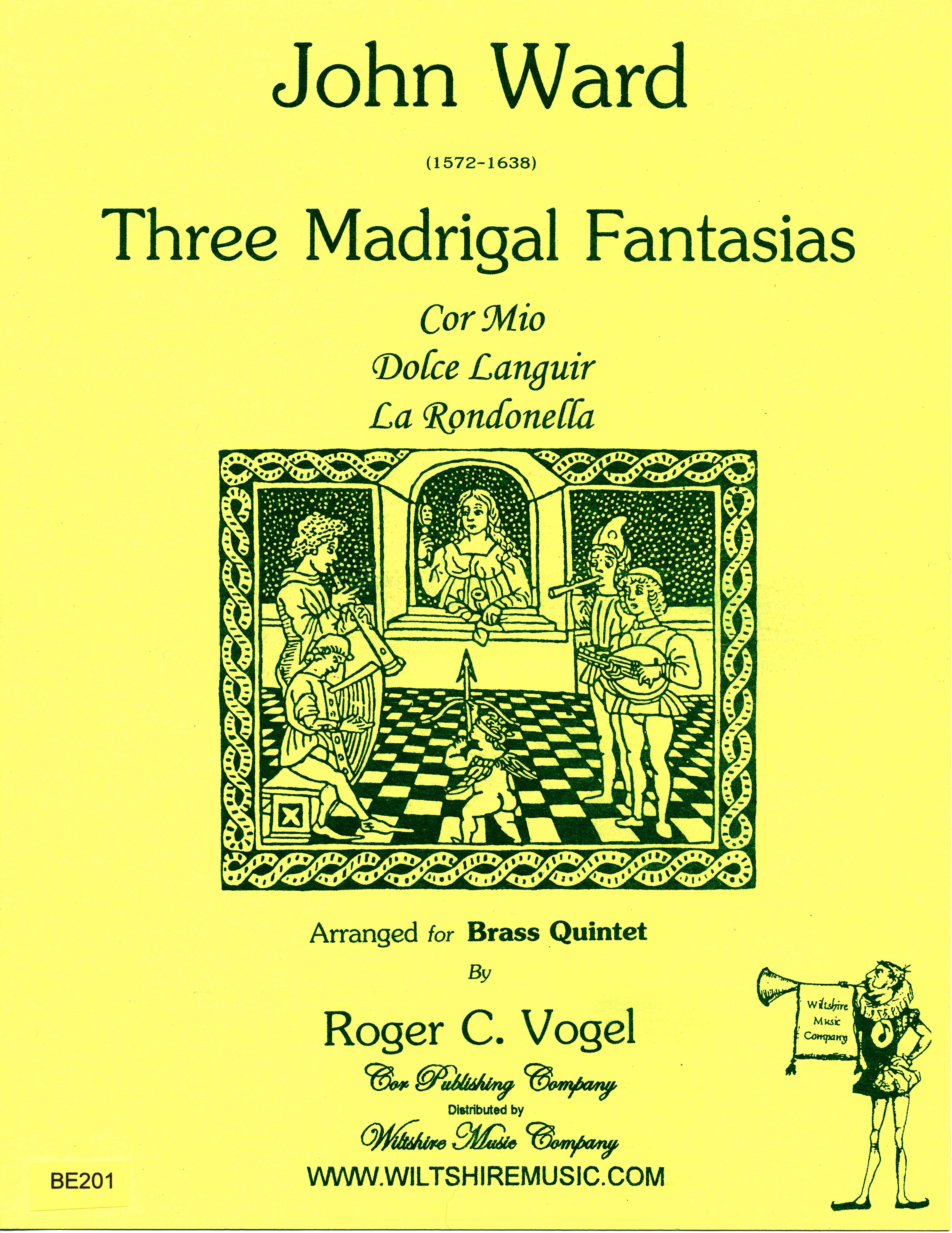 Three Madrigal Fantasias ( Roger Vogel) - WARD, JOHN