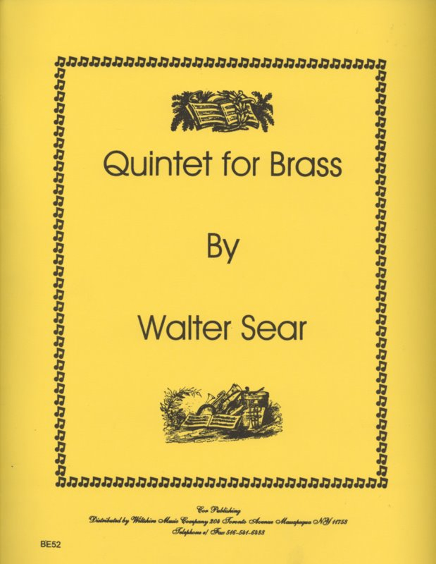 Quintet for Brass, No. 3 - SEAR, WALTER