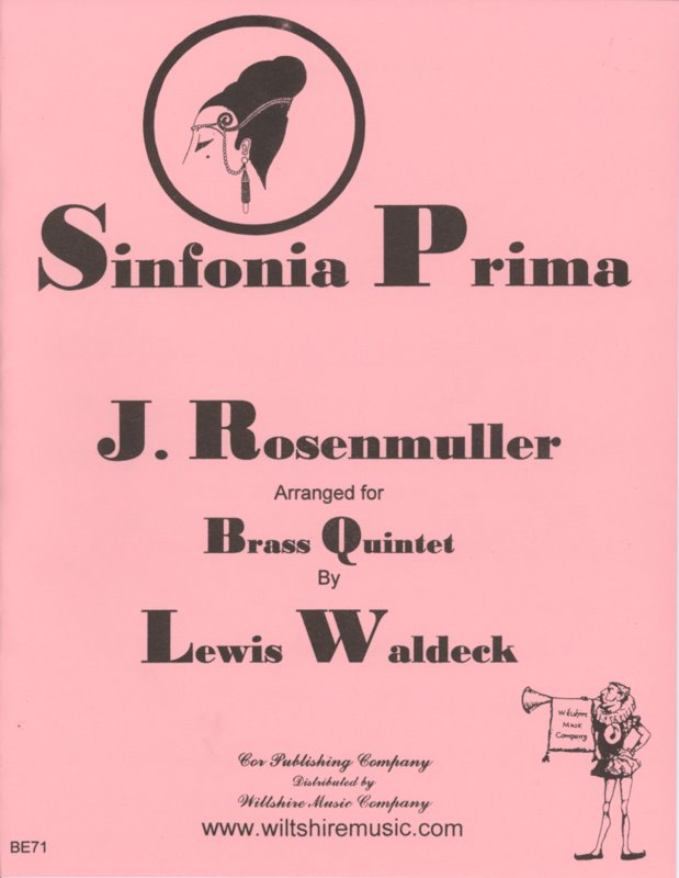 Sinfonia Prima (Lewis Waldeck) - ROSENMULLER, J.