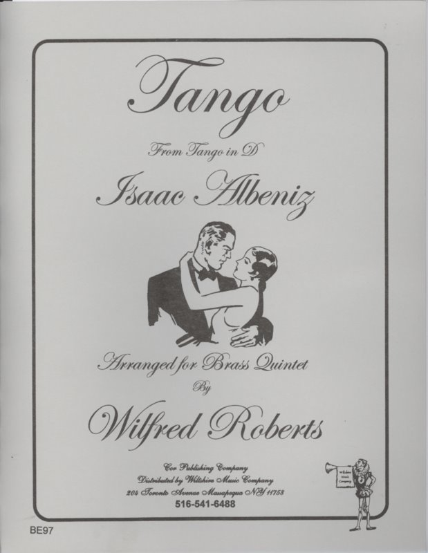 Tango (Wilfred Bob Roberts) - ALBENIZ, I.