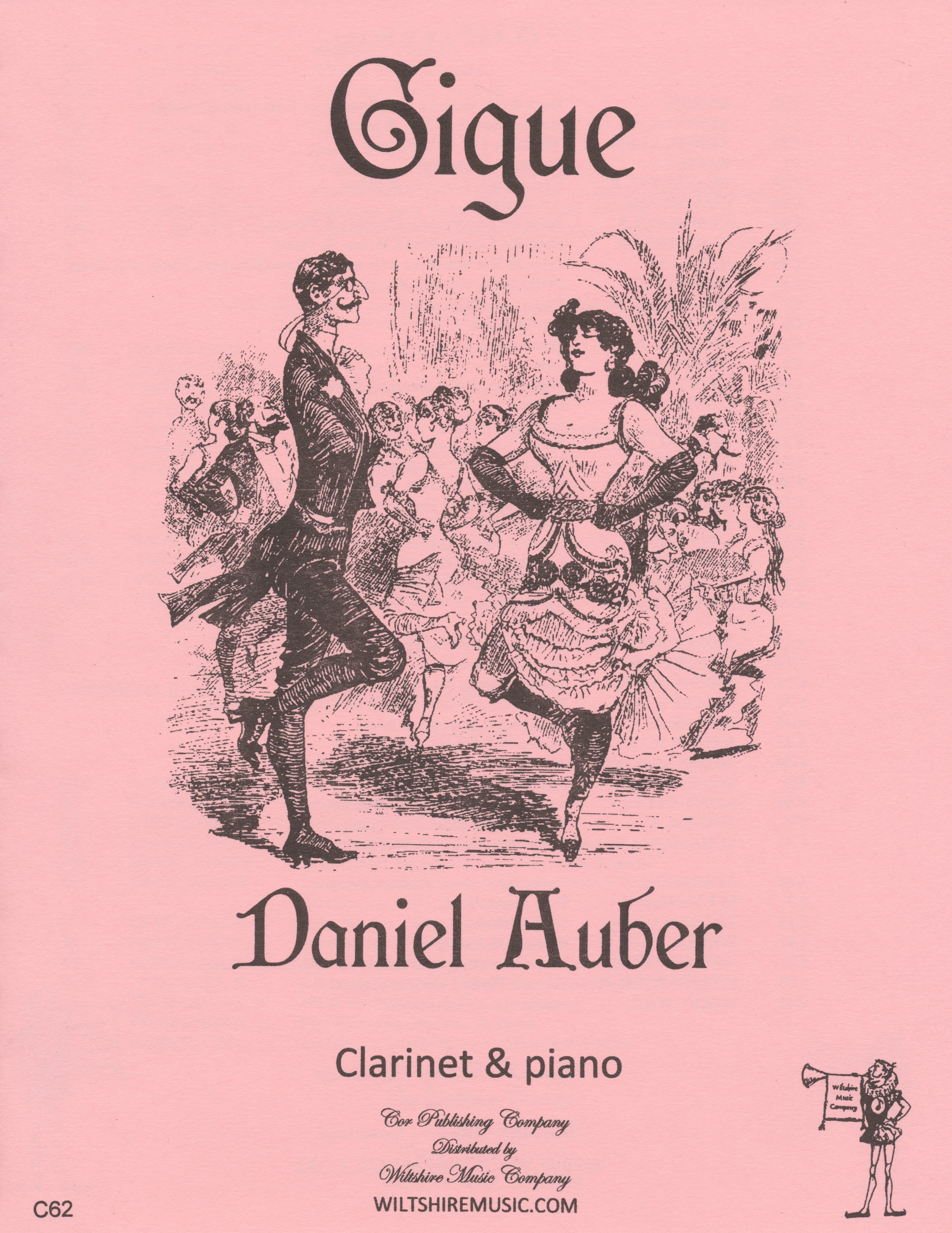 Gigue, Daniel Auber, clarinet & piano