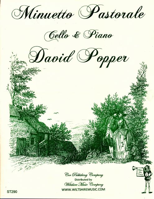 Minuette Pastorale,for Cello & Piano, David Popper