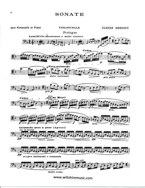 Sonata, Claude Debussy
