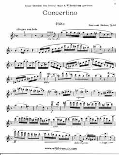Concertino, Ferdinand Buchner