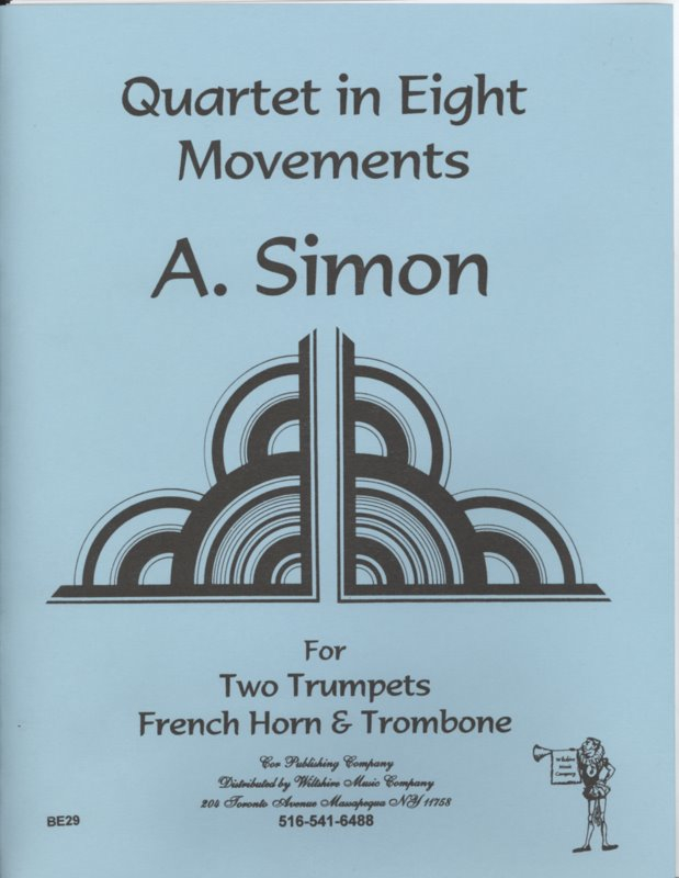 Quartet in Eight Movements - Opus 26 - SIMON, A.