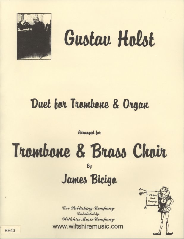 Duet for Trombone & Organ (James Bicigo) - HOLST, G.