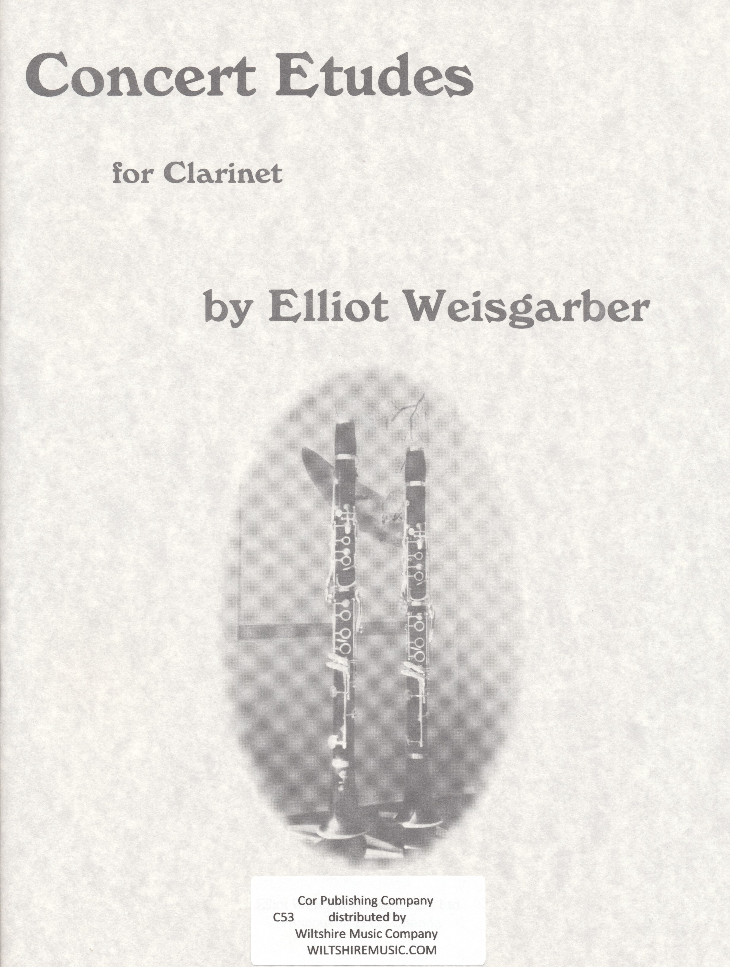 Concert Etudes for Calrinet, Elliot Weisgarber