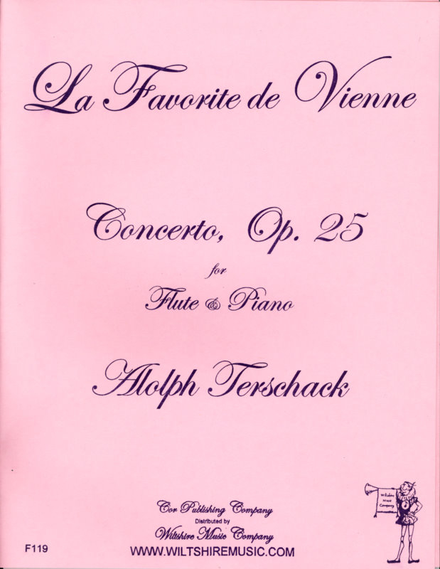 La Favorite de Veinne, Concerto Op.25 - TERSCHACK, ADOLPH