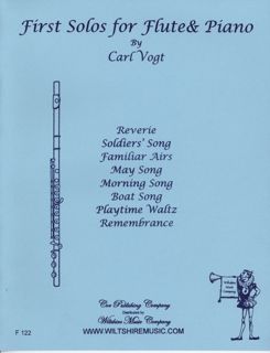 First Solos for Flute & Piano - VOGT, CARL