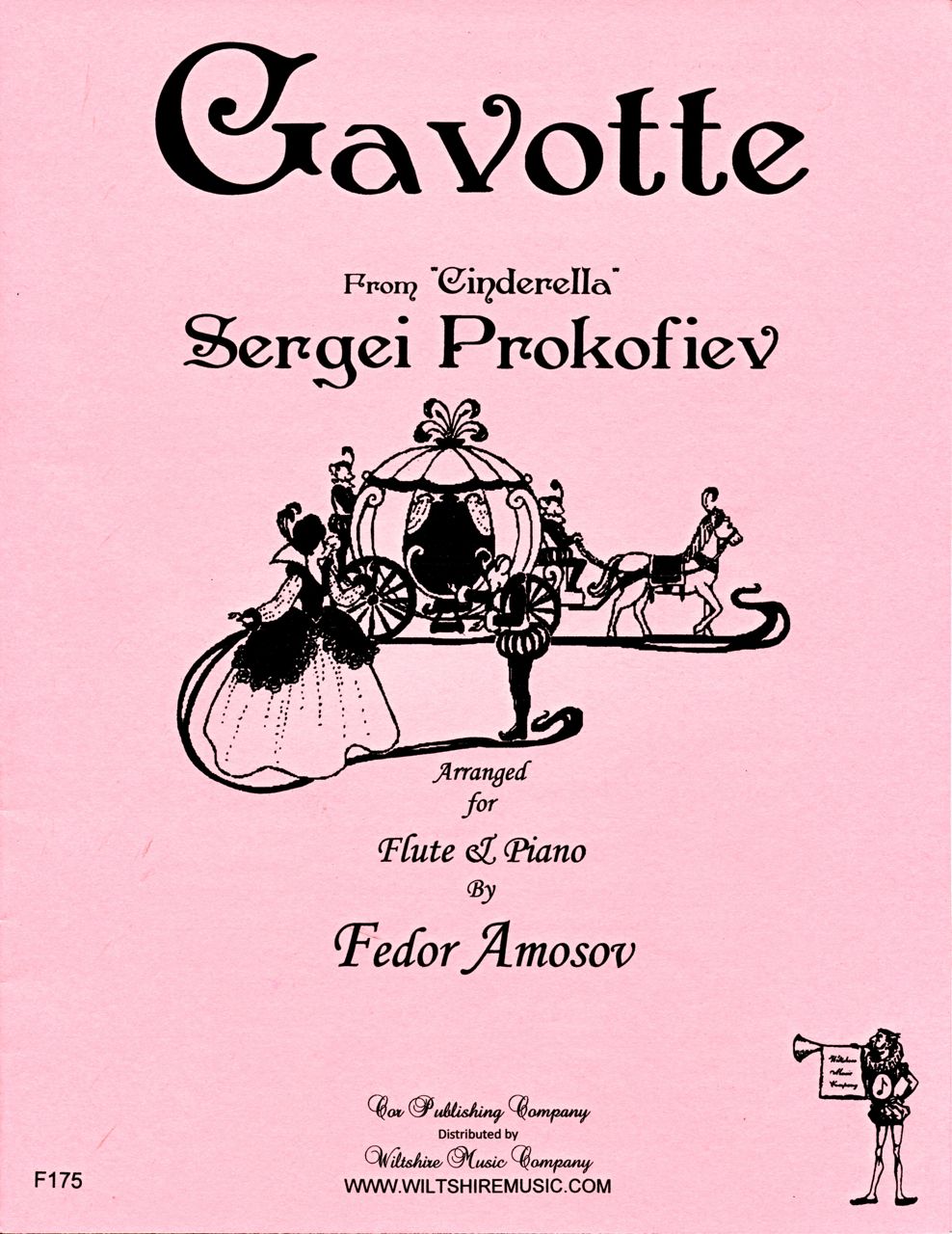 Gavotte from Cinderella, S. Prokovfiev arr. Amosov, flute & pian
