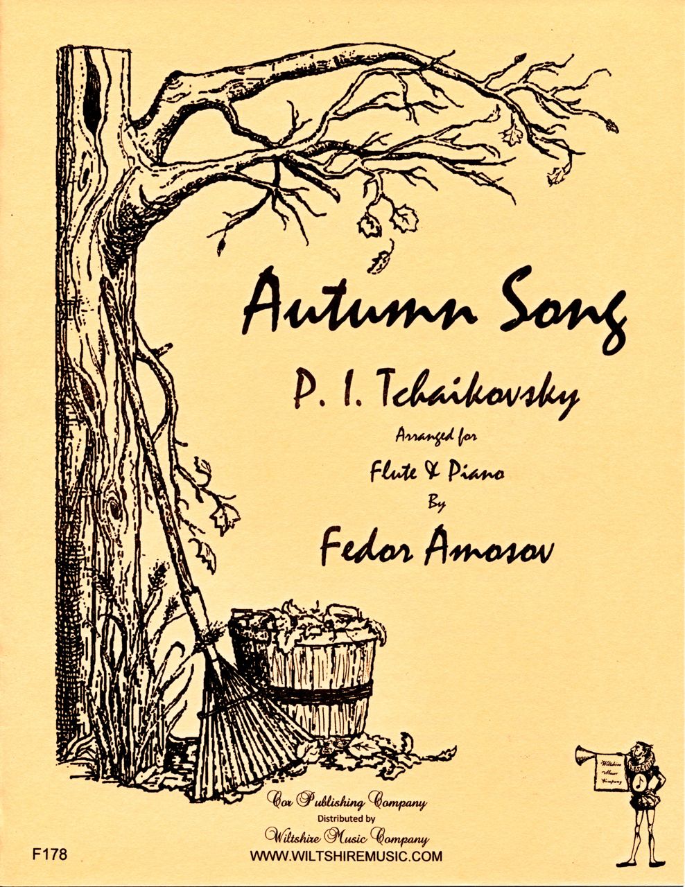 Autumn Song, Tchaikovsky arr. Amosov flute & piano