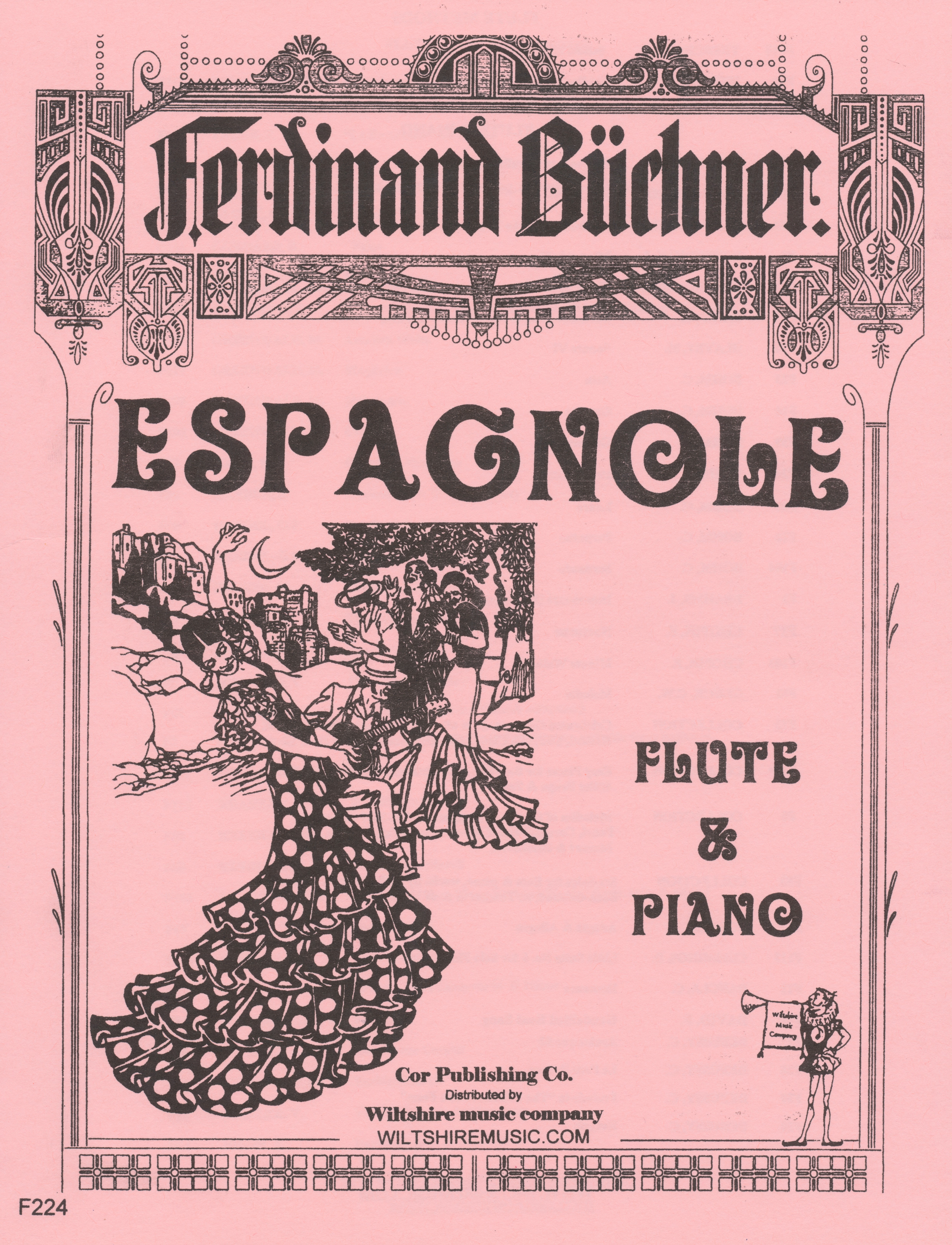 Espagnole, Ferdinand Buchner, flute & piano