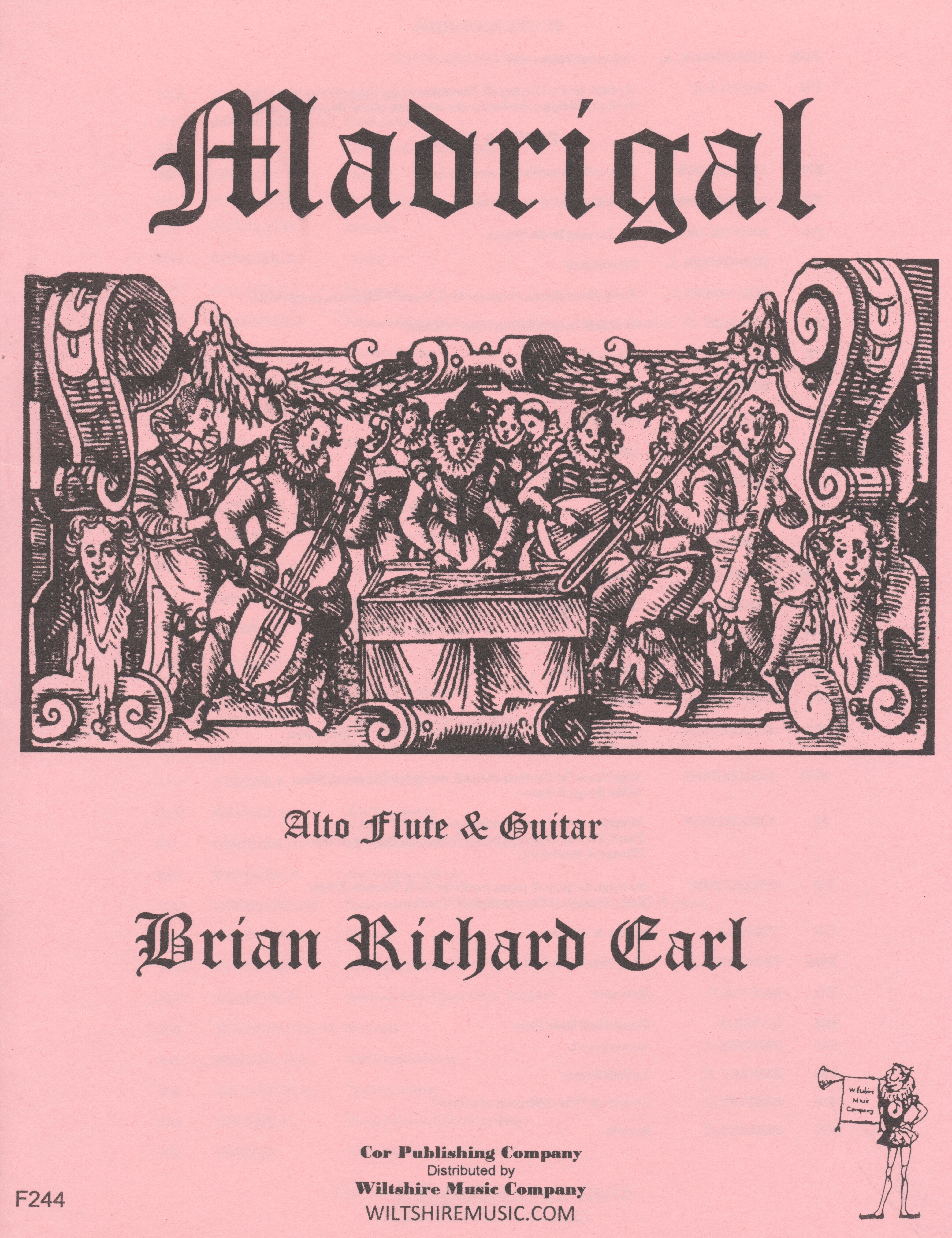 Madrigal. Brian R. Earl, Alto Flute & Guitar