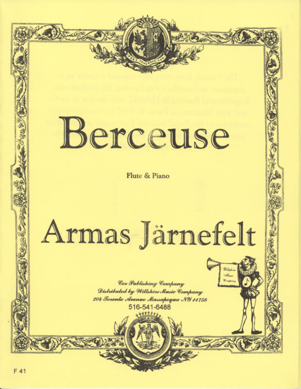 Berecuse - JARNEFELT, ARMAS