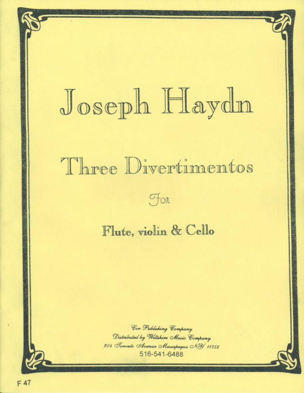 Three Divertimentos - HAYDEN, F.J.
