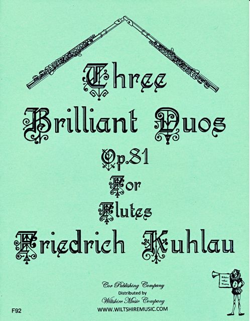 Three Brilliant Duos, Op.81, Friedrich Kuhlau
