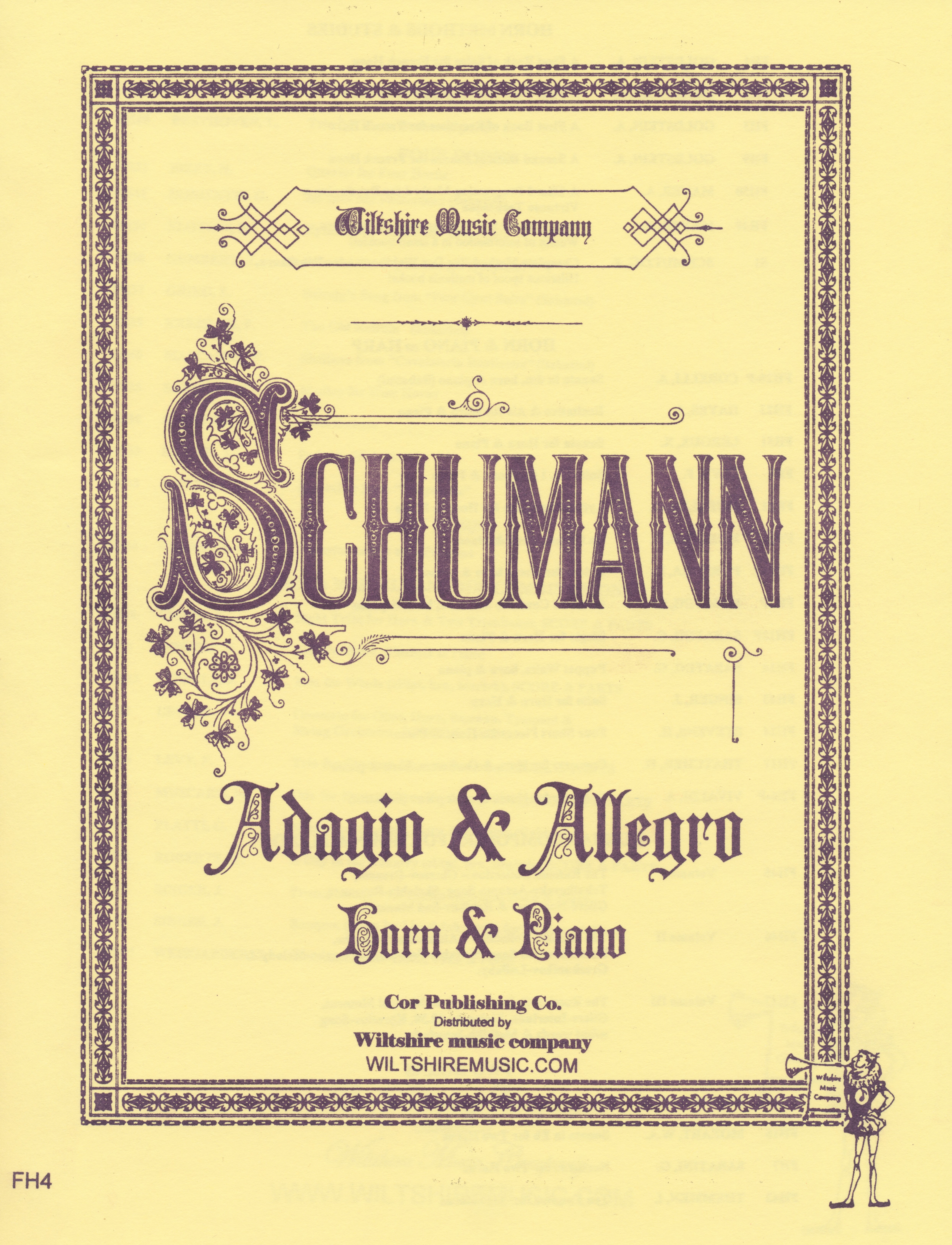 Adagio & Allegro, Schumann, horn & piano
