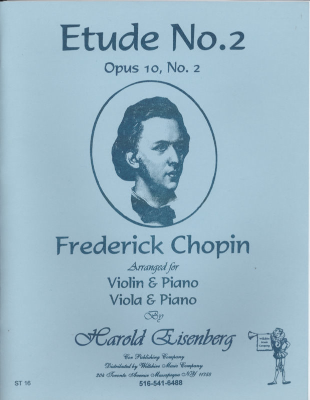 Etude No. 2 Opus 10 (Harold Eisenberg) - CHOPIN, FREDERICK