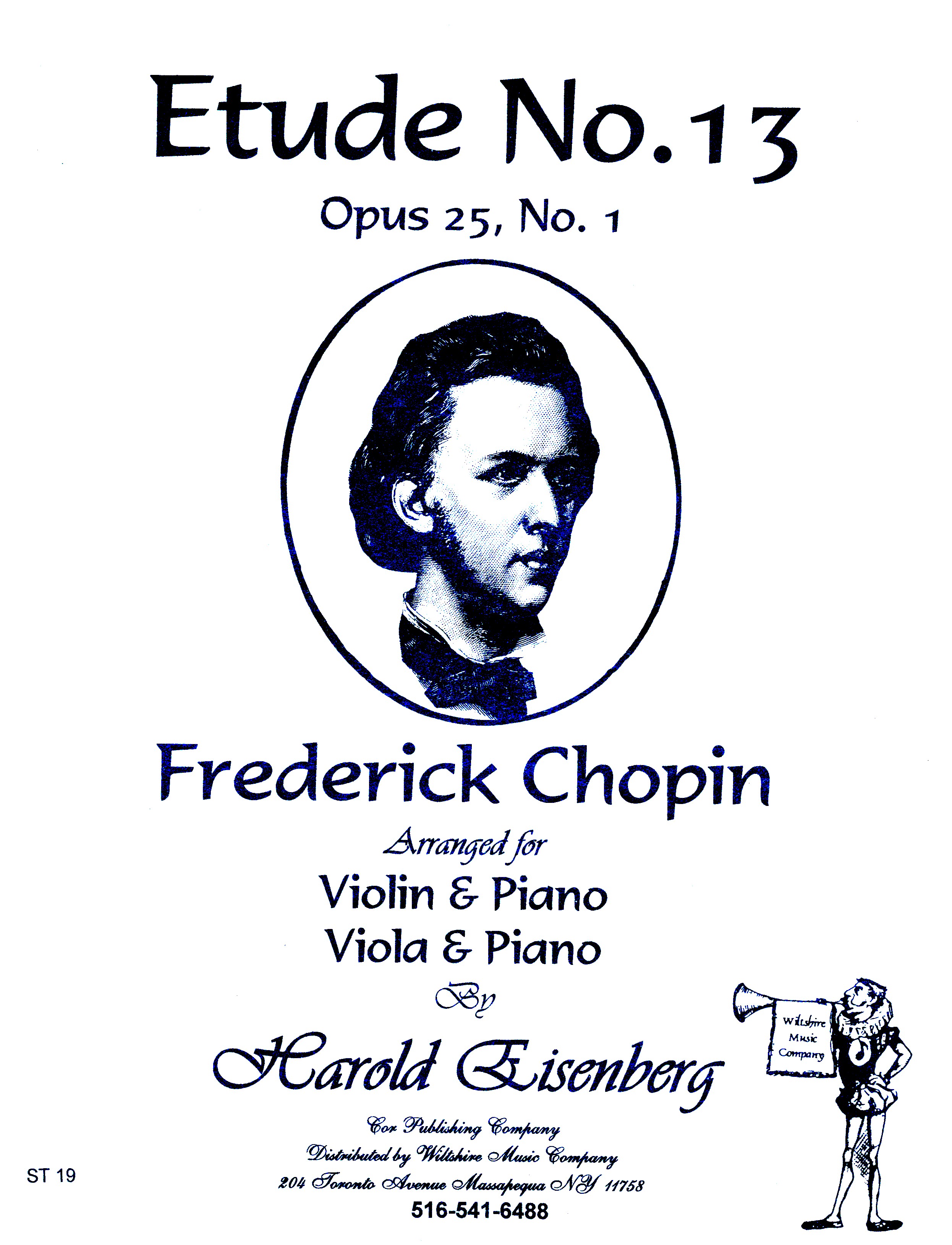 Etude No. 13 Opus 25 No. 1 (Harold Eisenberg) - CHOPIN, FREDERIC