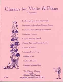 Classics for Violin, Volume One - COLLECTION