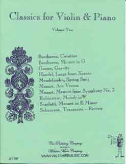 Classics for Violin , Volume 2 - COLLECTION