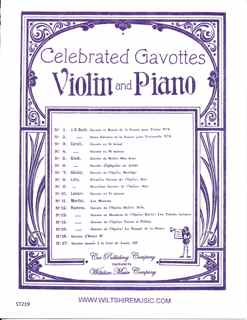 Celebrated Gavottes - COLLECTION