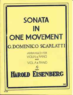 Sonata in One Movement (Guglielmo Sabatini) - SCARLOTTI, D.