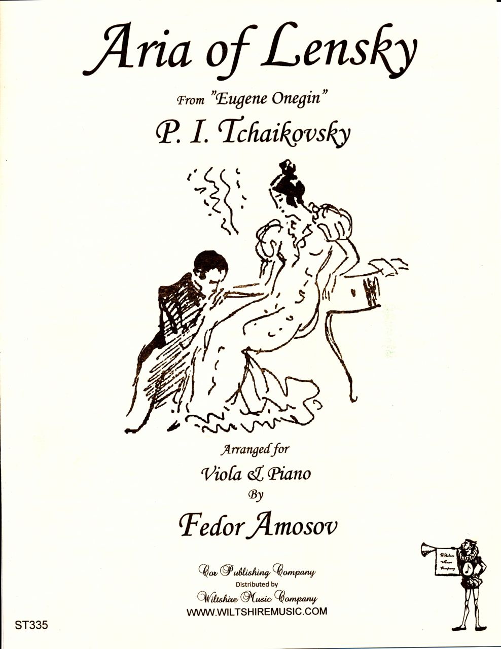 Aria of Lensky, from Eugene Onegin, P. Tchaikovsky arr. Amosov