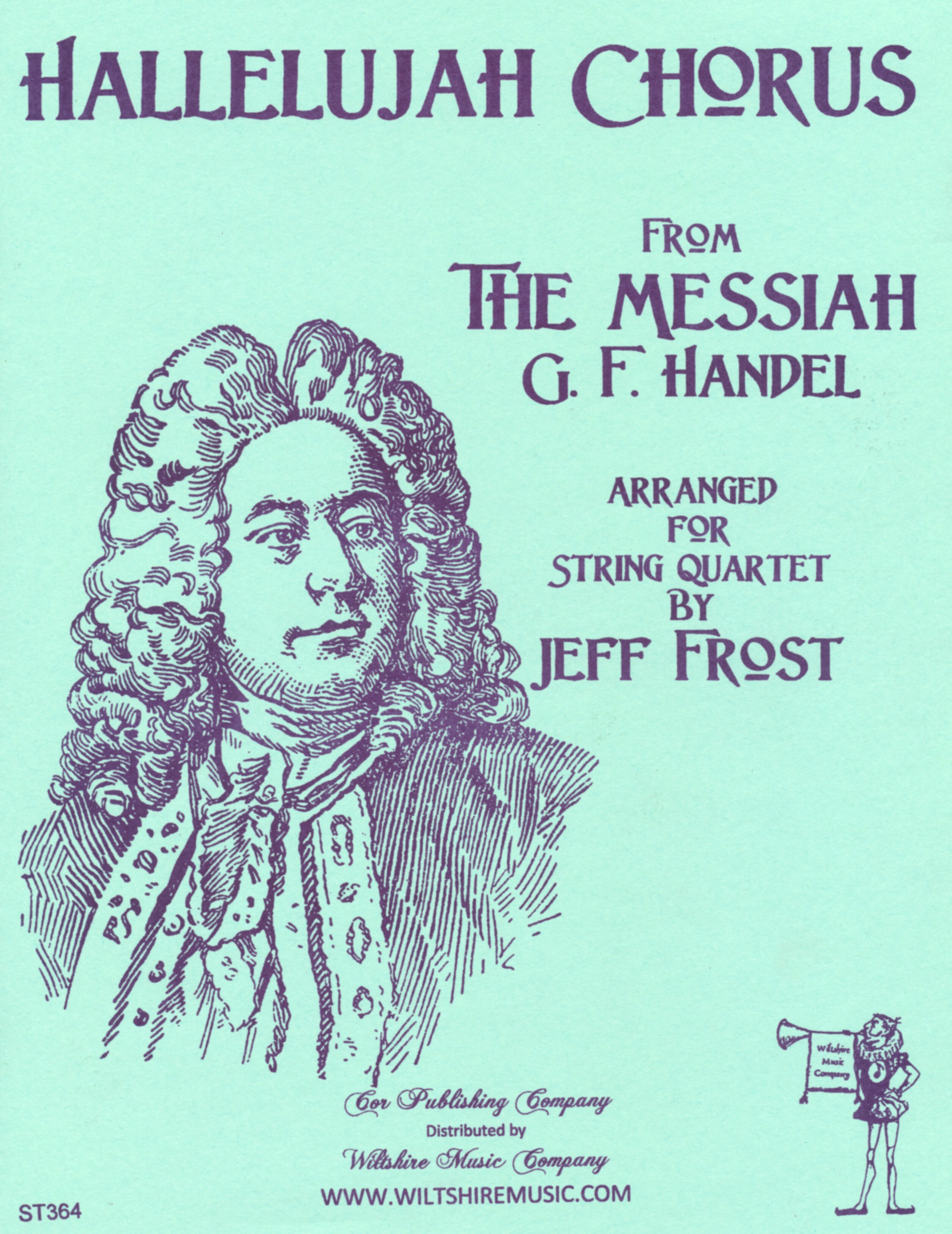 Hallelujah Chorus, G. F. Handel (Frost) for string quartet