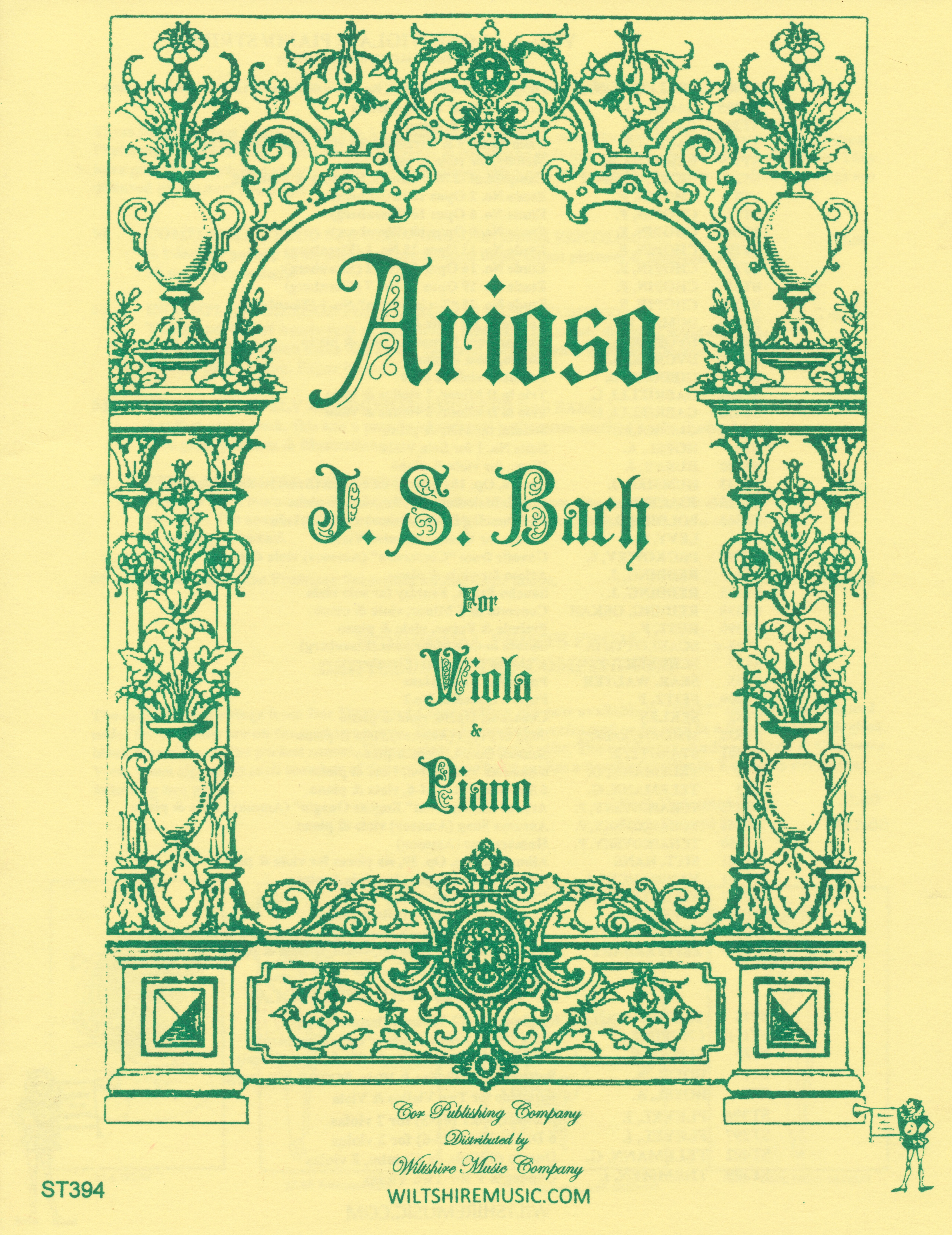 Arioso, J.S. Bach, viola & piano