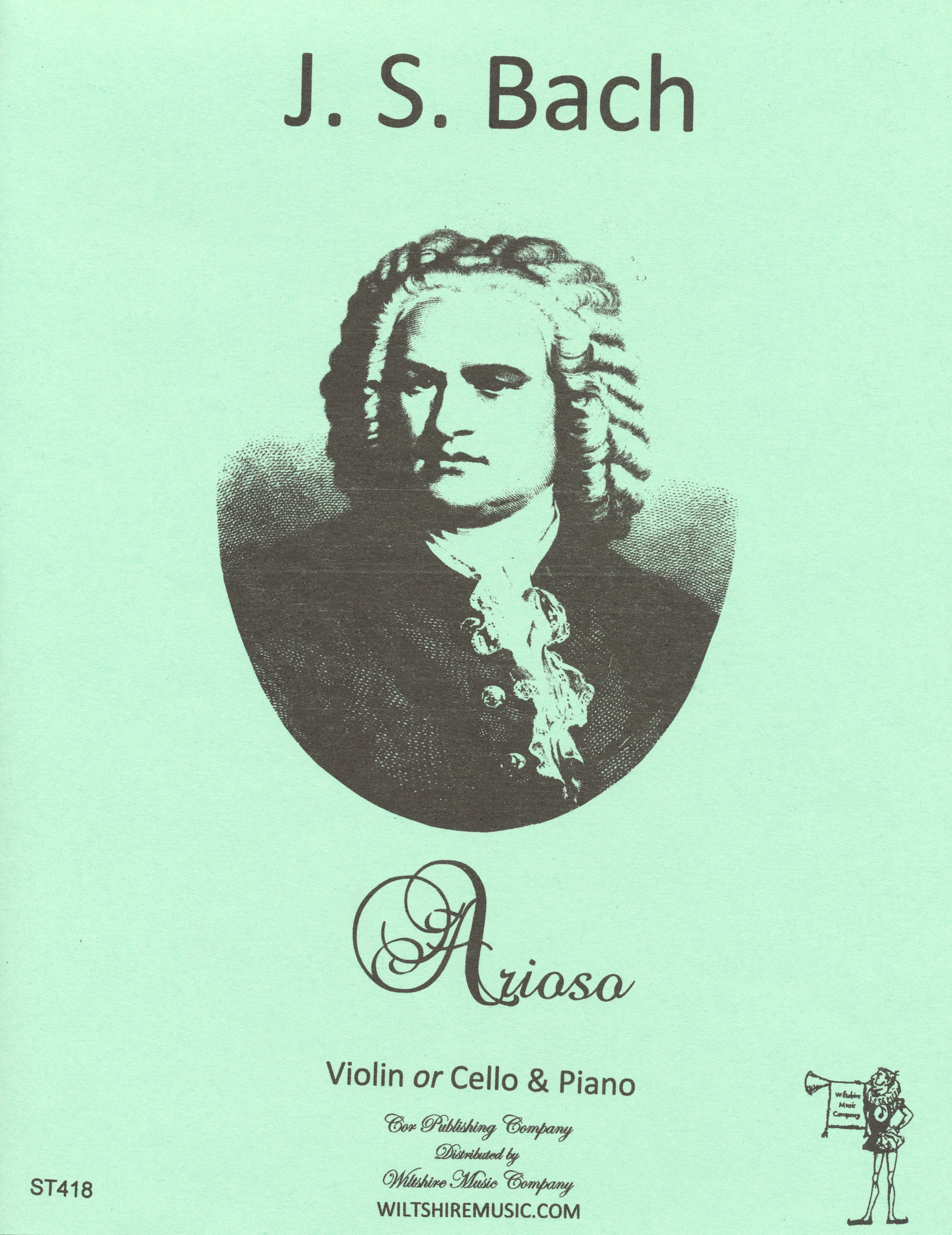 Arioso, J.S. Bach, violin or cello & piano