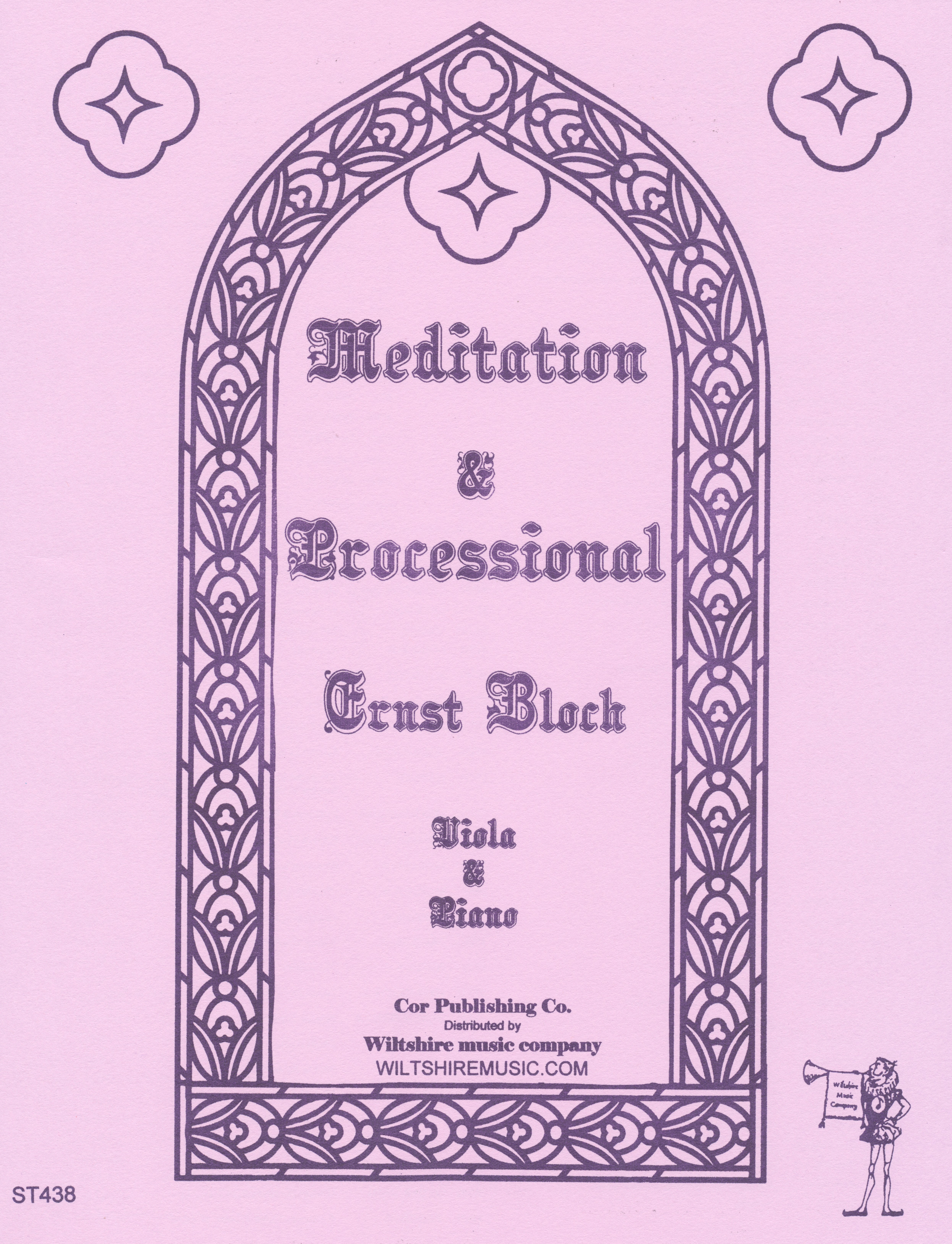 Meditation & Processional, E. Block, viola & piano