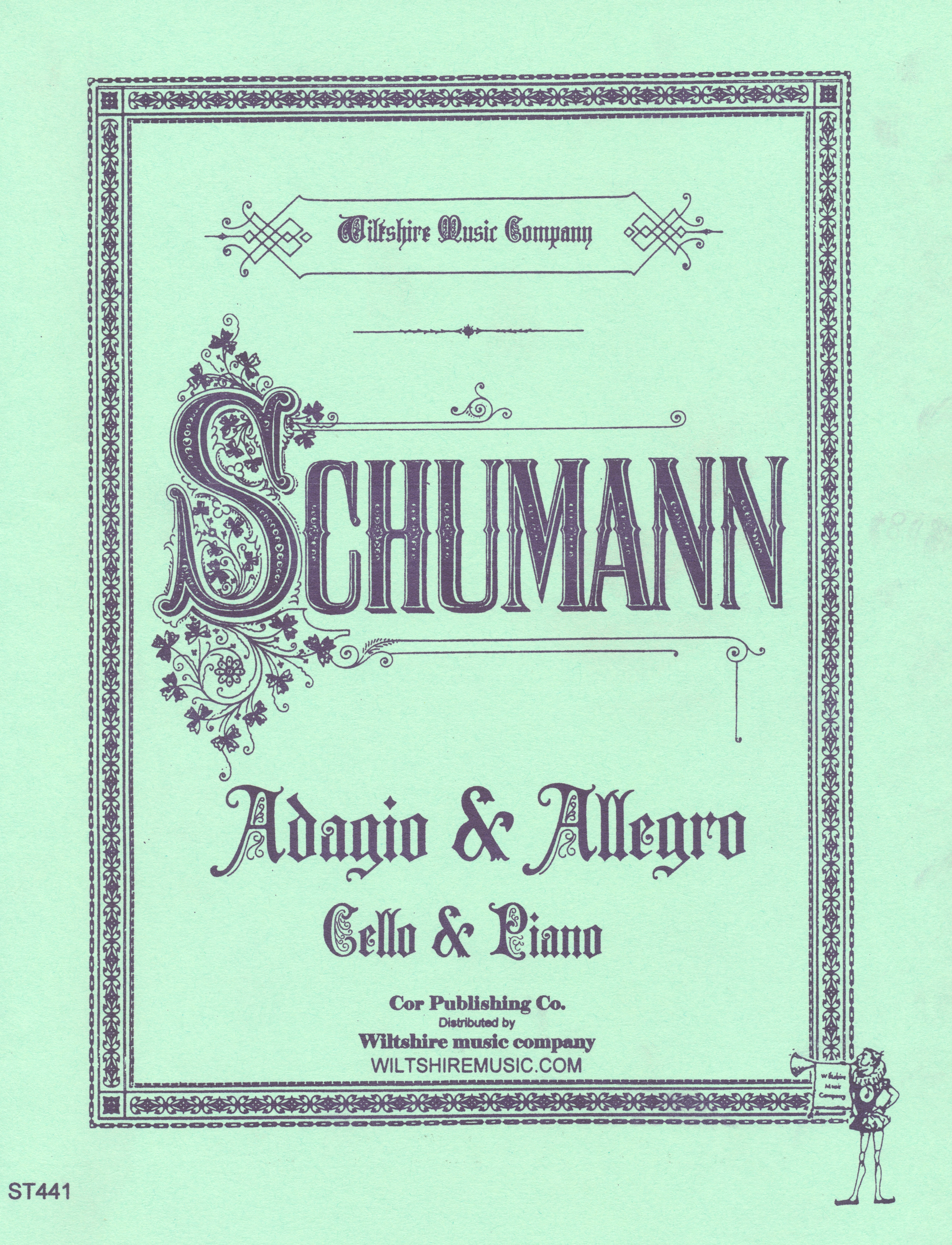 Adagio & Allergo, Schumann, cello & piano