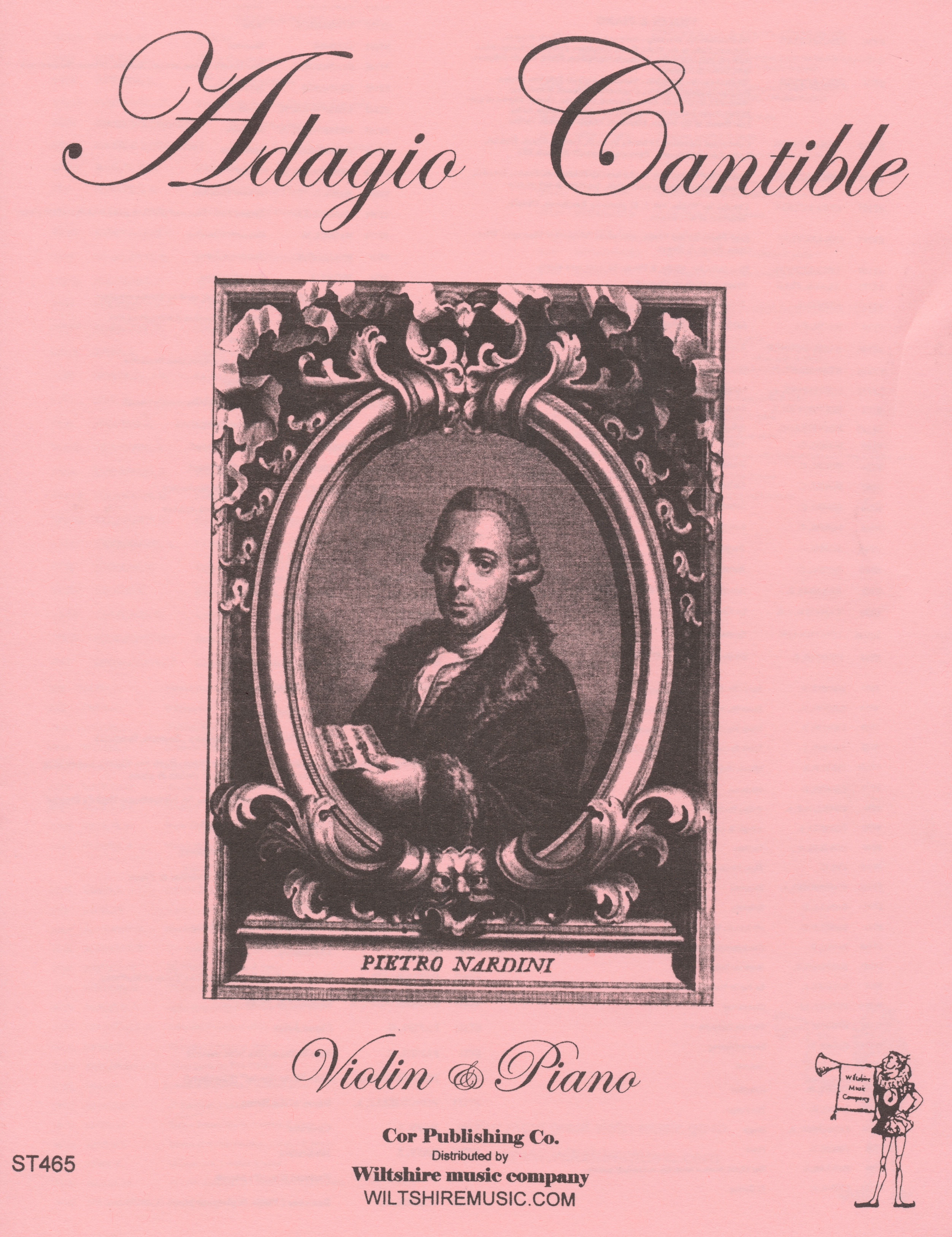 Adagio Cantible, Pietro Nardini, violin & piano