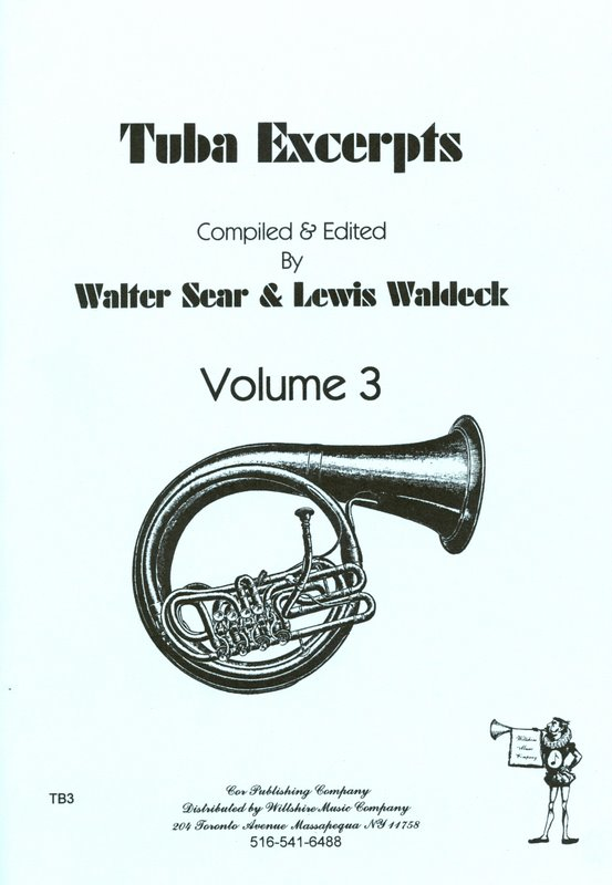 Tuba Excerpts, Volume 3 (Sear & Waldeck) - SEAR, WALTER