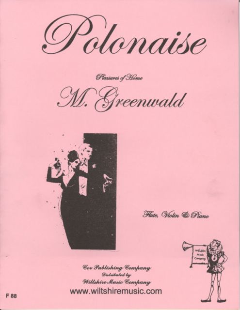 Polonaise, M. Greenwald , for flute violin & piano