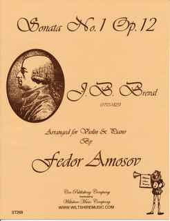 Sonata No.1, Op.12, Jean-Baptiste Breval, arr. Fedor Amosov