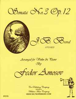 Sonata No.3, Op.12, Jean-Baptiste Breval, arr. Fedor Amosov
