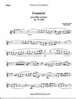 Fantasy (Fantasie) Gabriel Faure