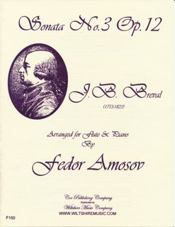 Sonata No.3, Op.12, Jean-Baptiste Breval, arr. Fedor Amosov