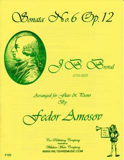 Sonata No.6, Op.12, Jean-Baptiste Breval, arr. Fedor Amosov